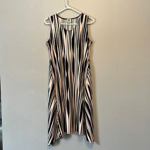 Anne Klein retro style maxi dress with pockets